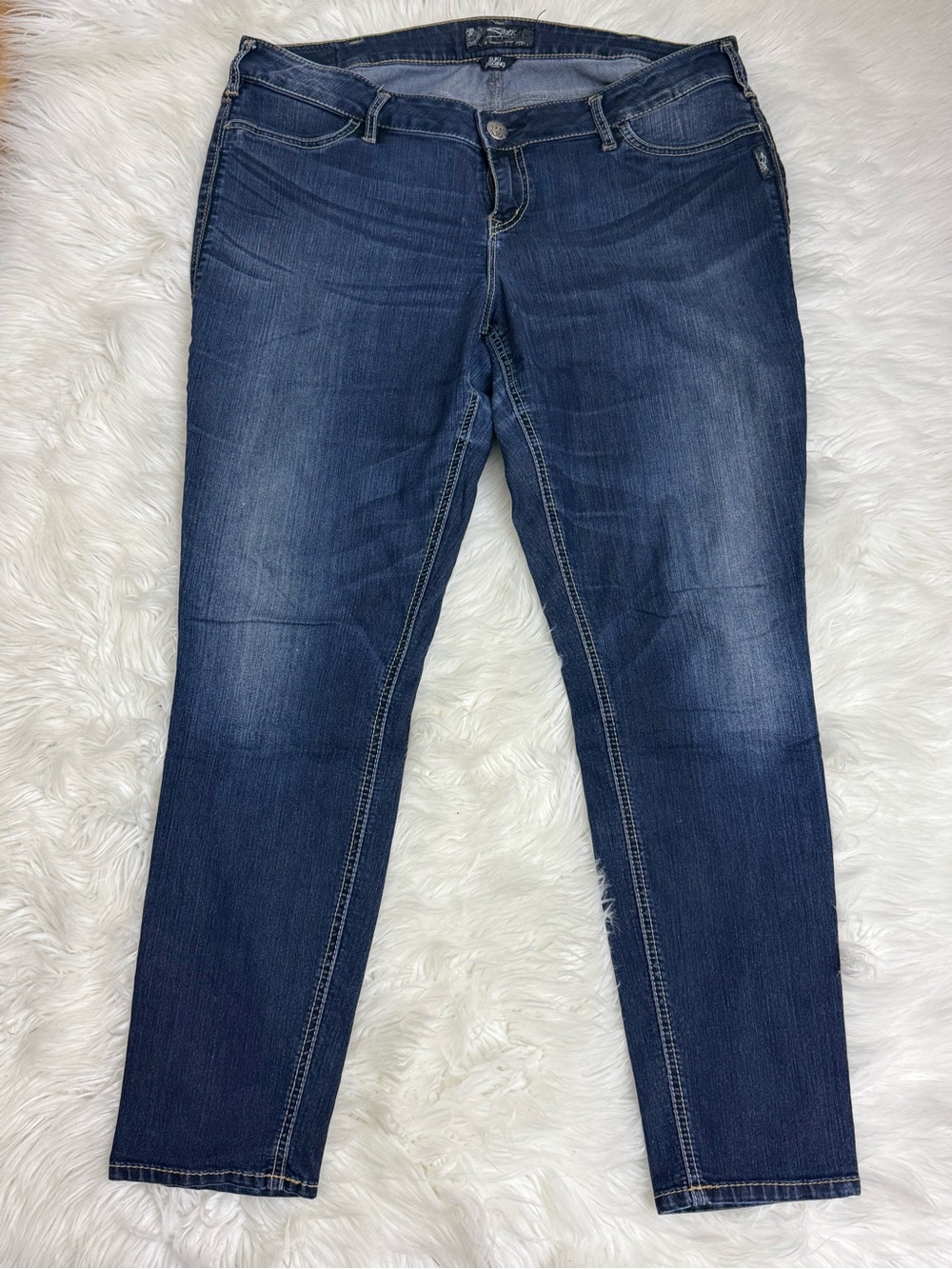 Silver Jeans Dark Blue Women's Stretch Jeggings